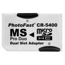 Adaptador doble MicroSD a Memory Stick Pro Duo
