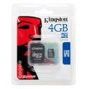 Memoria MicroSD HC 4Gb Kingston