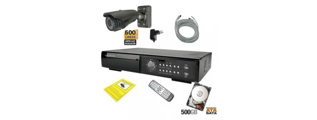 Kit de grabaci&oacute;n c&aacute;mara+VCR